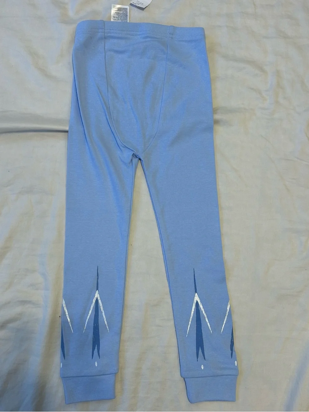 BabyGap Disney Frozen Princess Pajama 4 Year Blue Organic Cotton PJ Set Baby Gap